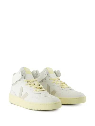 Veja V-95 Leather Sneakers In White