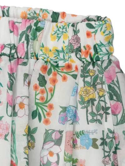 Fendi Floral-print Elasticated-waist Shorts In Multi