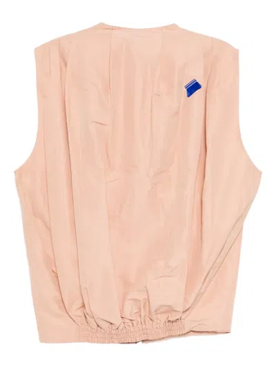 Ader Error Zip-up Vest Jacket In Pink