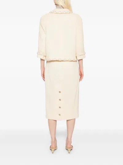 Pre-owned Chanel 2007 Setup Suit Jacket Skirt
