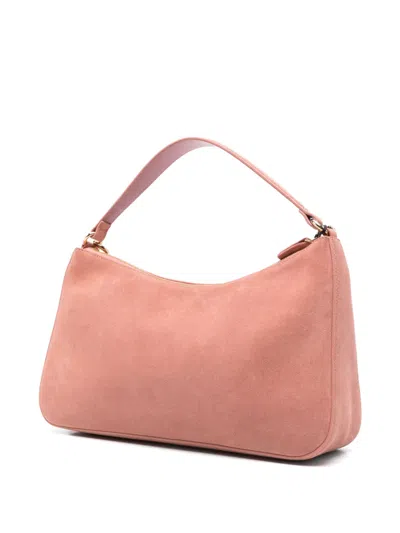 Twinset Liliane Chain-embellished Suede Shoulder Bag