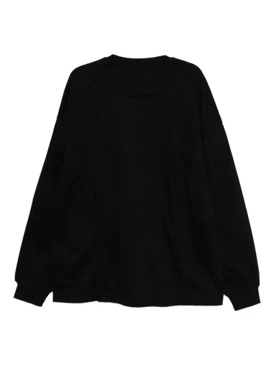 Juunj Racer Piping T-shirt In Black