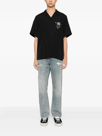 Ksubi Distressed-detail Jeans In Blue