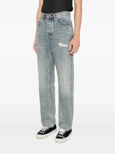 Ksubi Distressed-detail Jeans In Blue
