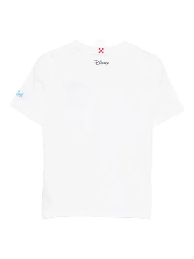 Mc2 Saint Barth Embroidered T-shirt In White