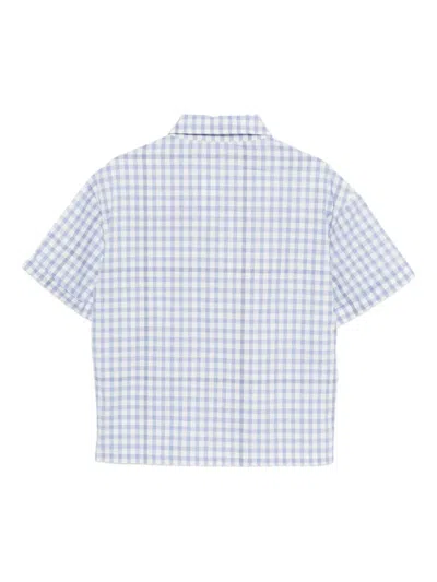 Kindred Gingham Check Pattern Shirt In Blue