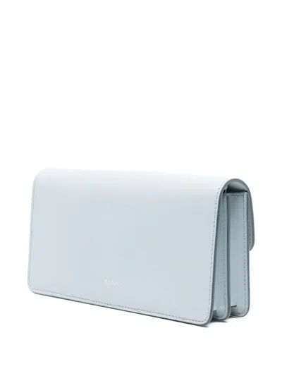 Max Mara Busta Clutch Bag In Blue