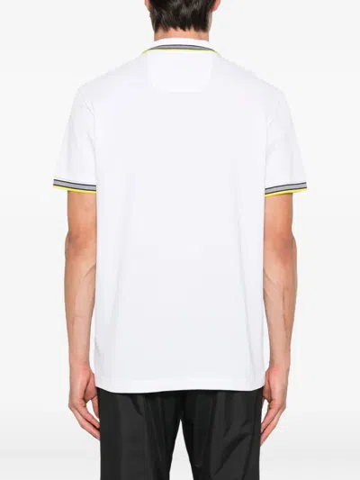 Hugo Boss Cotton Polo Shirt With Logo In White