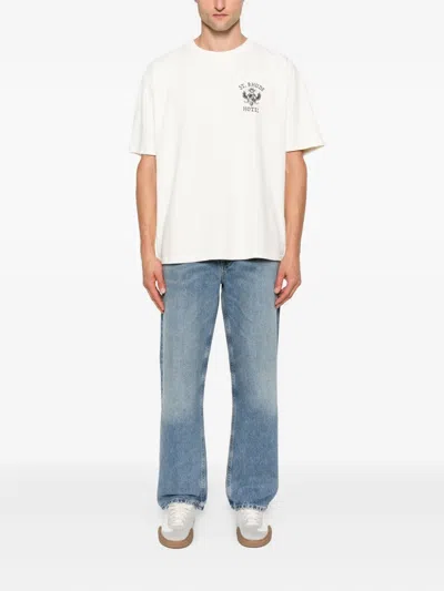 Agolde Magnus Button Jeans In Blue