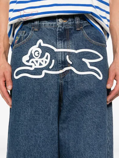Icecream Dog-motif Jeans