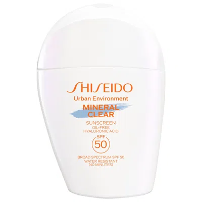 Shiseido Urban Environment Mineral Clear Sunscreen Spf 50 1 Oz/30 ml