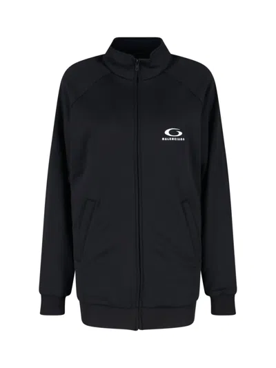 Balenciaga Reimagined Black Jacket With Open Back In Black
