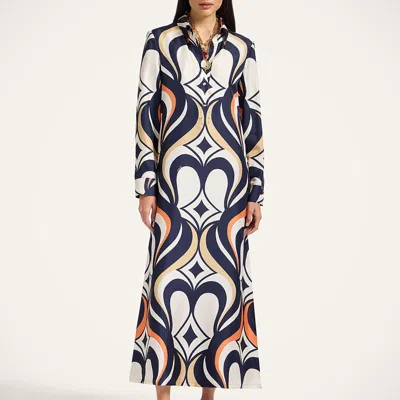 La Doublej La Double J Geometric Pattern Dress In Multi