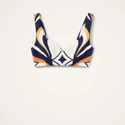 La Doublej Baia Crop Top In White