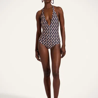 La Doublej Sexy One Piece Swimsuit Pesciolini In Black