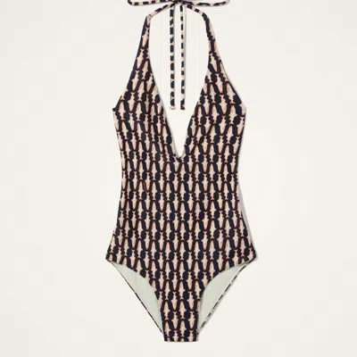La Doublej Sexy One Piece Swimsuit Pesciolini In Black