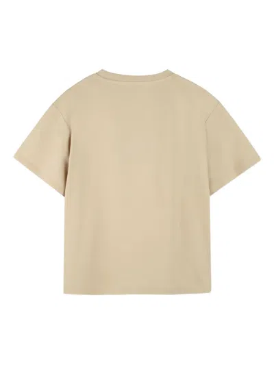 Kenzo Tiger-graphic T-shirt In Neutral