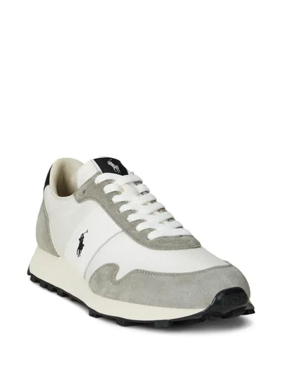 Polo Ralph Lauren Prl Trail 125 Suede Mesh Sneakers In Multi