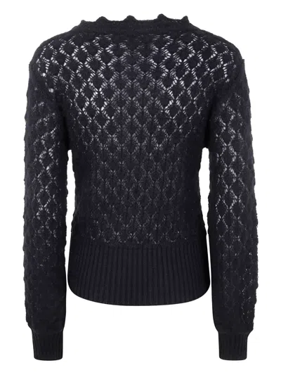 Blumarine Open-knit Sweater