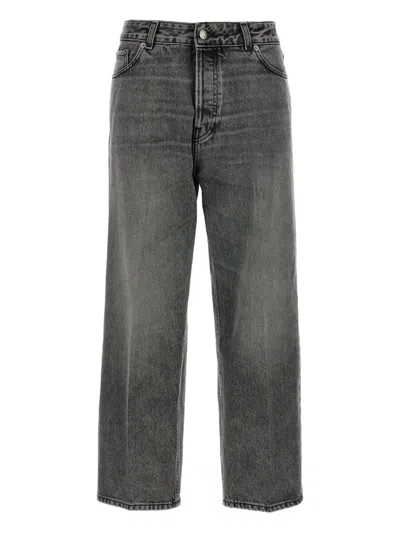 Haikure Wide-leg Mid-rise Jeans In Blue