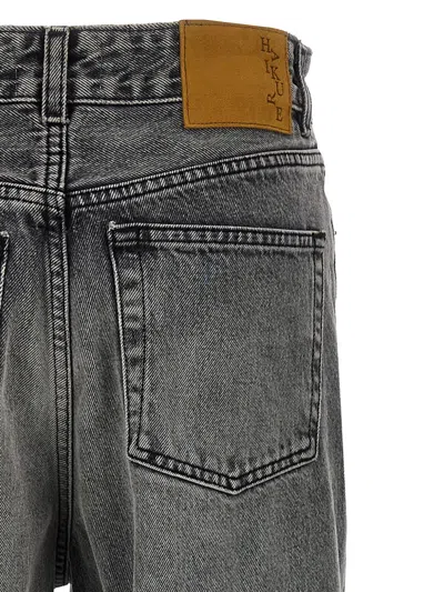 Haikure Wide-leg Mid-rise Jeans In Blue