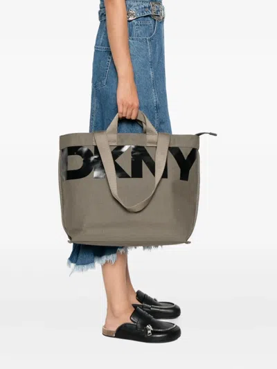 Dkny Logo-print Tote Bag
