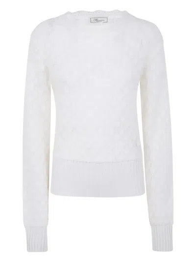 Blumarine Lace-knit Sweater