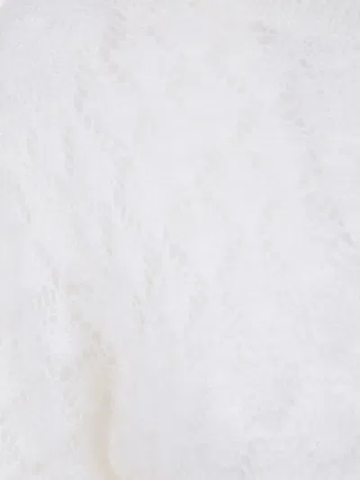 Blumarine Lace-knit Sweater