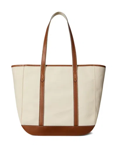Polo Ralph Lauren Embroidered-logo Canvas Tote Bag