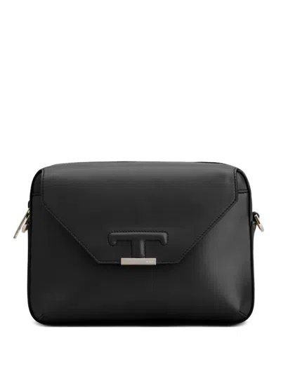 Tod's Small Bag With Strap And Flap In Black