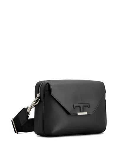 Tod's Small Bag With Strap And Flap In Black