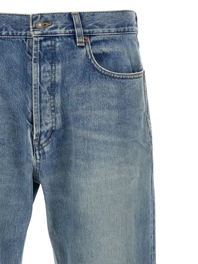 Saint Laurent High-rise Denim Jeans In Blue