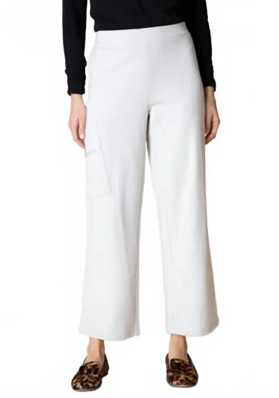 Habitat French Terry Easu Pocket Pant In Putty In White