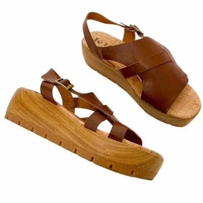 Korks Women's Fallon Platform Sandal In Brown