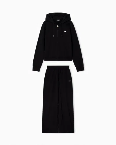 Ea7 Core Lady Stretch-cotton Tracksuit
