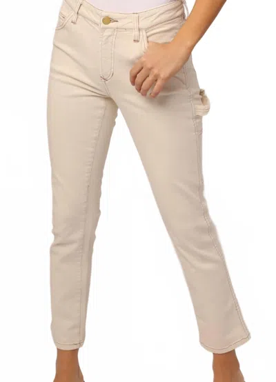 Dear John Denim Blaire Straight Jean In Wheat In Neutral