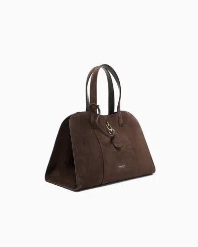 Giorgio Armani Large Suede Tote Bag
