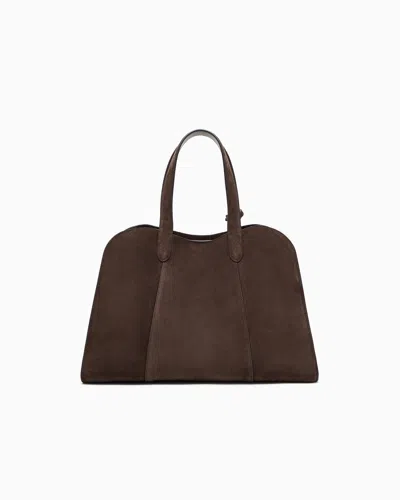 Giorgio Armani Large Suede Tote Bag
