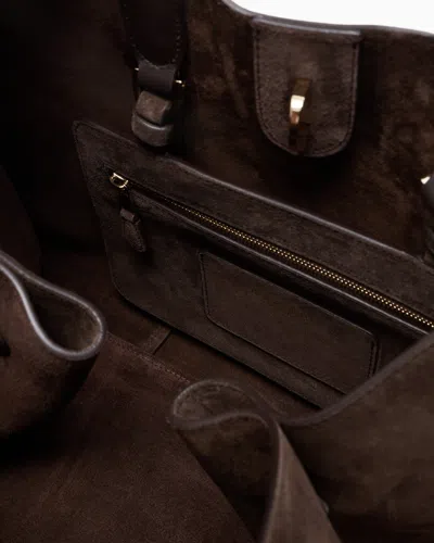 Giorgio Armani Large Suede Tote Bag