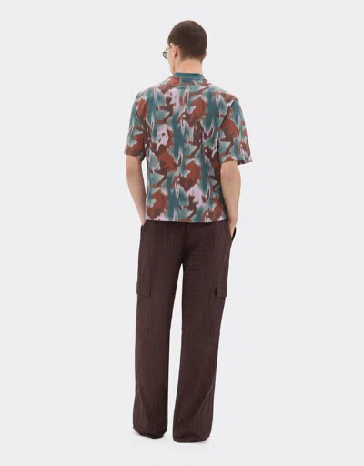 Ferrari T-shirt With Cavallino Ikat Print
