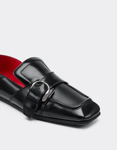 Ferrari Brushed Leather Loafers