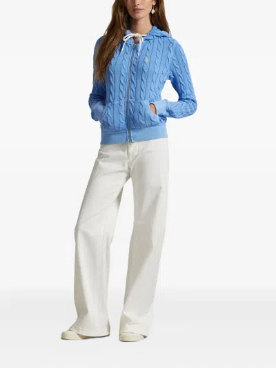 Polo Ralph Lauren Cable-knit Cotton Hoodie