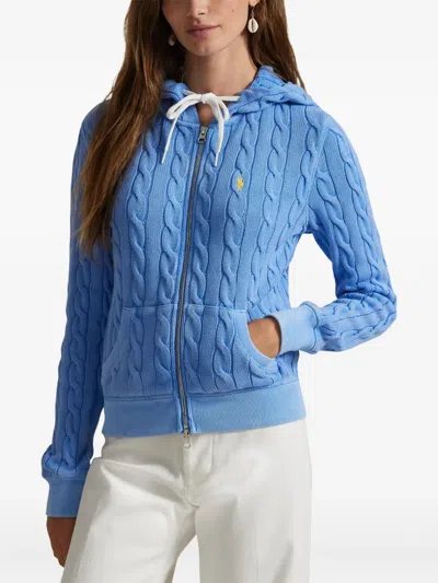 Polo Ralph Lauren Cable-knit Cotton Hoodie