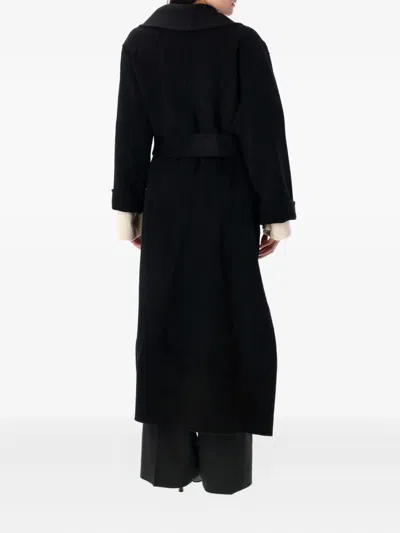 By Malene Birger Trullem Belted Coat In Black