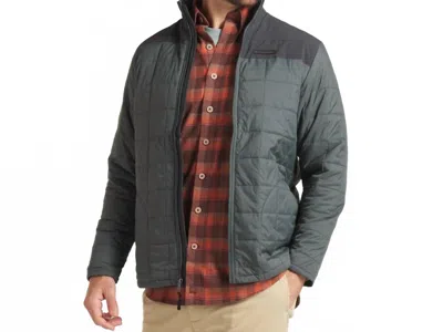 Southern Marsh Falcon Hill Quilted Jacket In Burnt Sage In Black