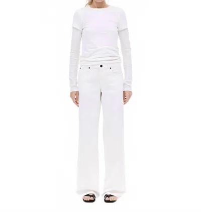 Slvrlake Grace Cropped Jeans In White