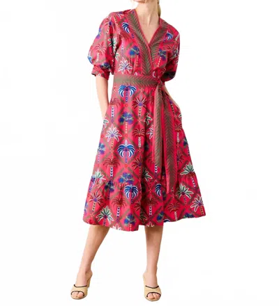 Printfresh Gabriela Dress In Palm Tree In Multi