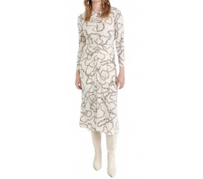 Veronica Beard Kersey Dress In Ecru Multi In Neutral