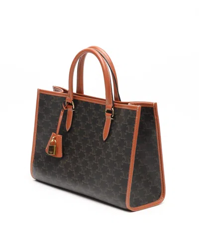 Celine Céline Horizontal Cabas Triomphe Tote Bag