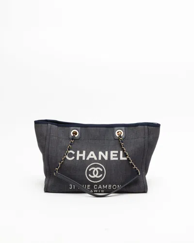 Pre-owned Chanel Deauville Pm Tote Bag
